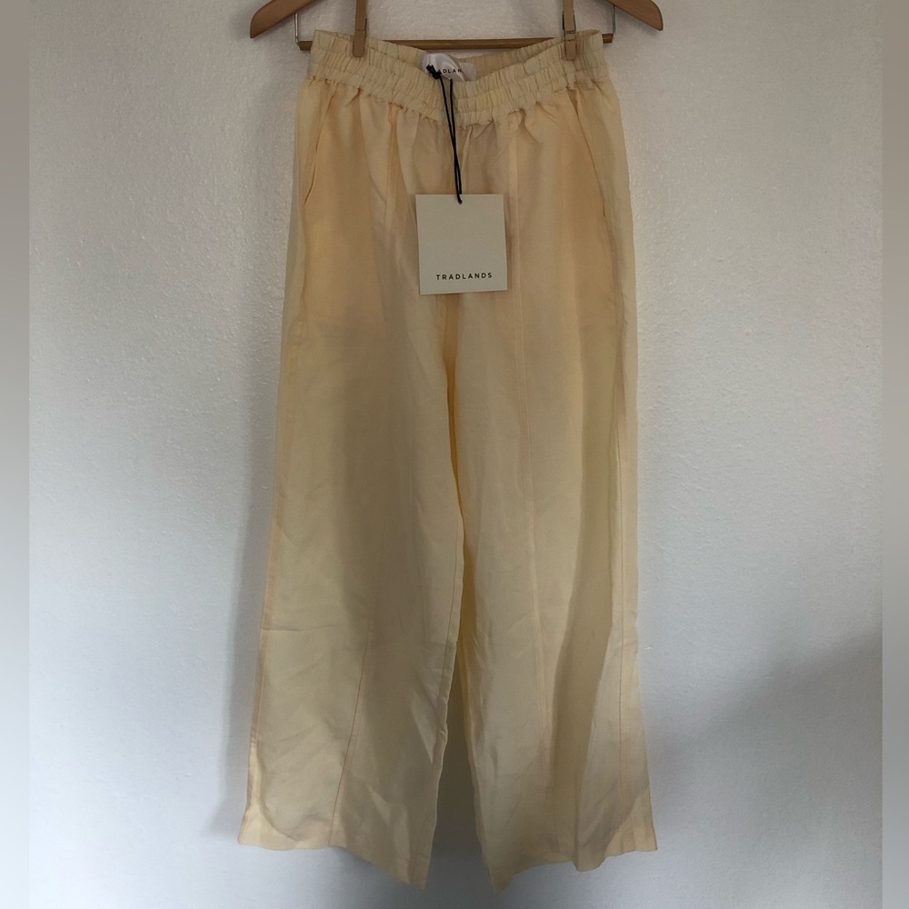 Tradlands Paloma Linen Pant Birch